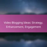 Video Blogging Ideas: Strategy, Enhancement, Engagement